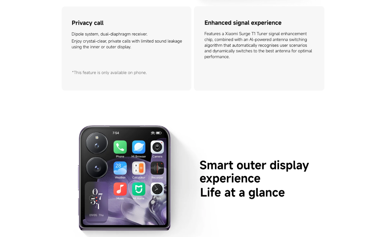 Xiaomi MIX Flip Smartphone