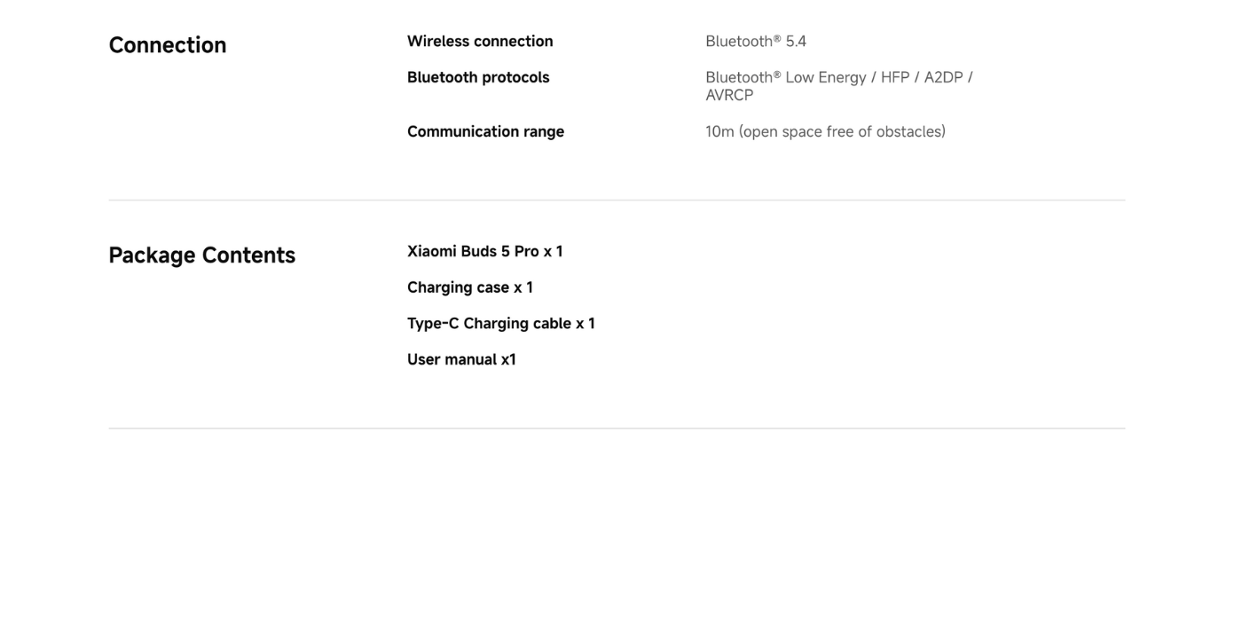 Xiaomi buds 5 pro