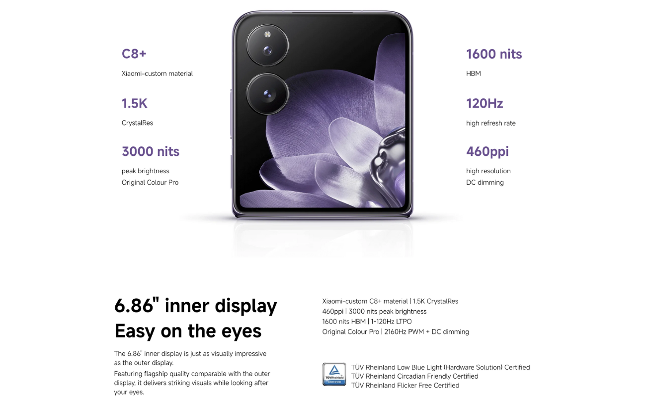 Xiaomi MIX Flip Smartphone