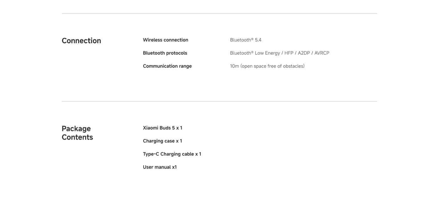 Xiaomi Buds 5
